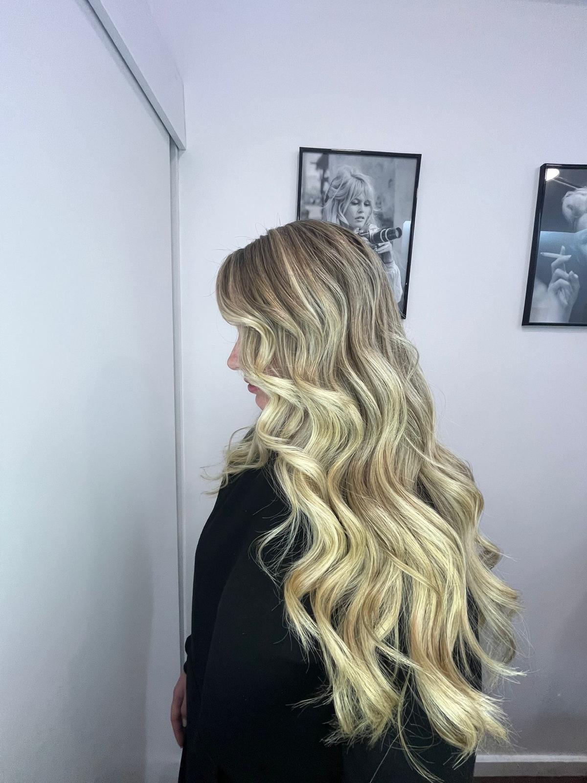 Balayage no salão Márcia Vieira Cabeleireiro, no Porto